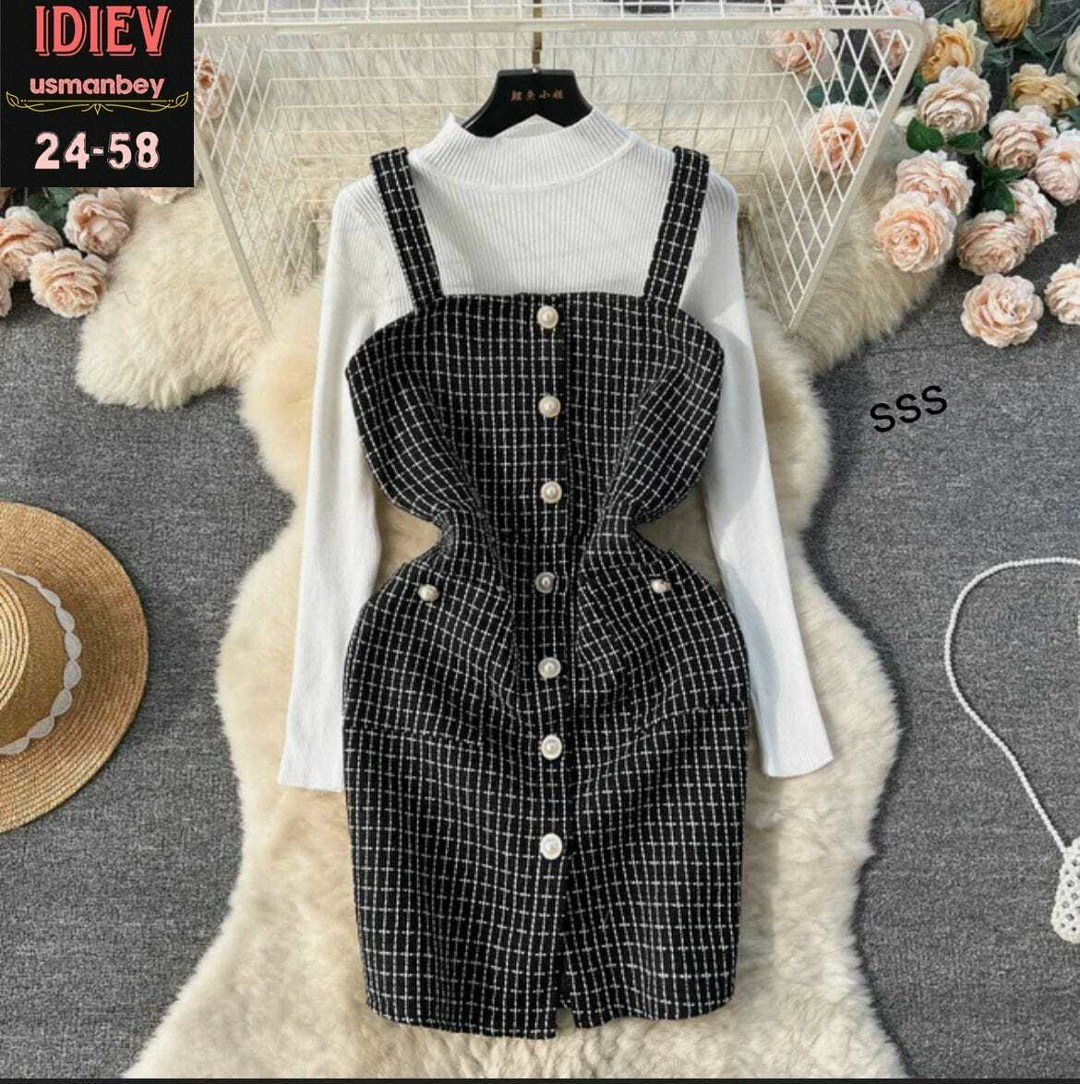 твидовый сарафан,твидовый сарафан женский,сарафан зимний женский,сарафан в клетку,сарафан женский зимний в клетку