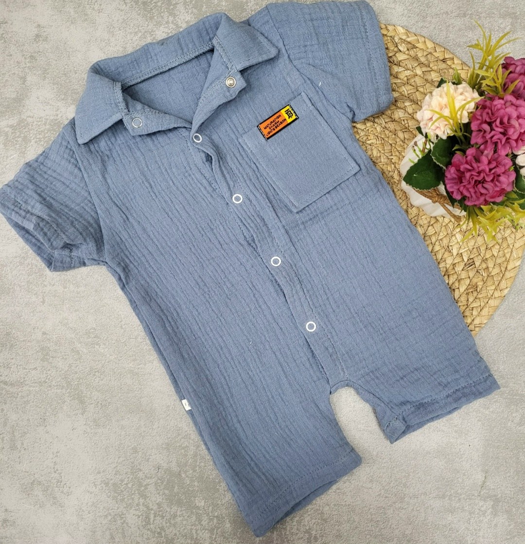 песочник из муслина,песочник муслиновый,песочник для малыша,одежда для новорожденного,песочник муслин