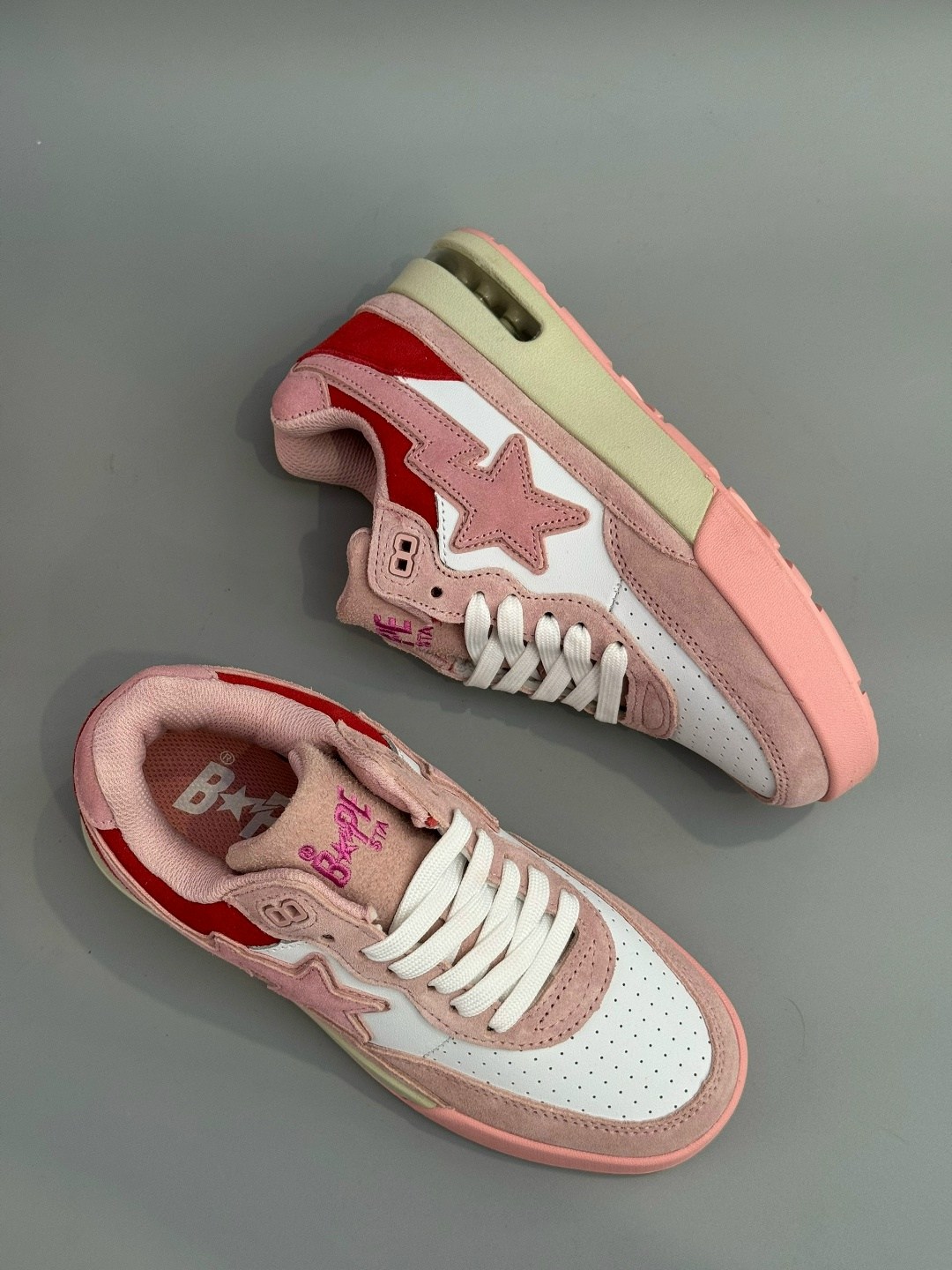 bape кроссовки,кроссовки,женские кроссовки,розовые кроссовки,кроссовки bape sta pink