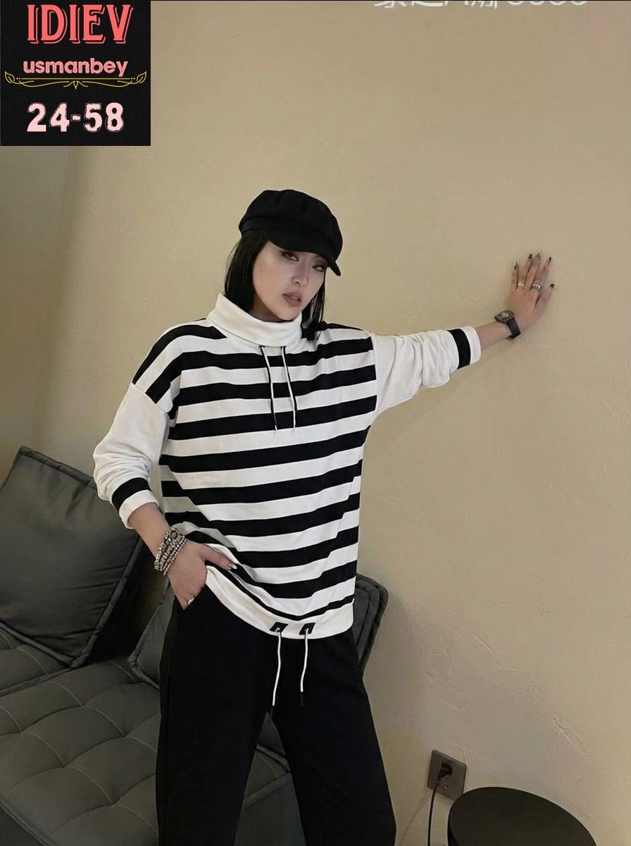 кофта женская,кофта в полоску,свитера женские,женская кофта оверсайз,кофта толстовка