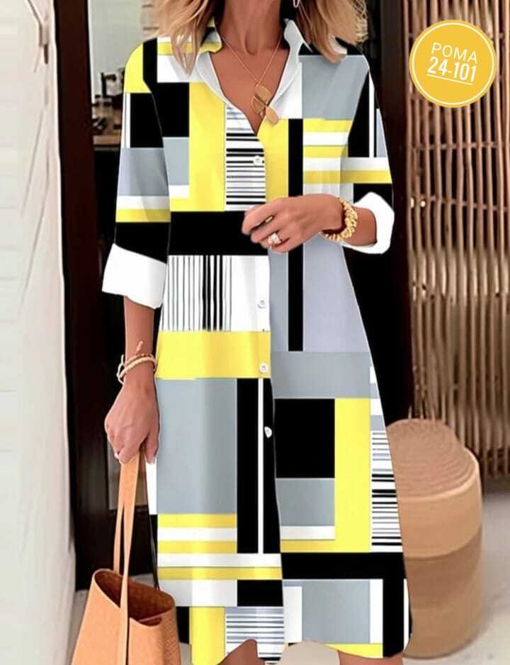 платье рубашка с принтом,женское платье рубашка,платье рубашка в полоску,повседневные платья,платья женские длинные