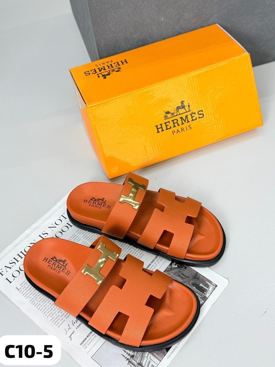 босоножки hermes,,женские шлепанцы,шлепанцы hermes,шлепки хермес оран