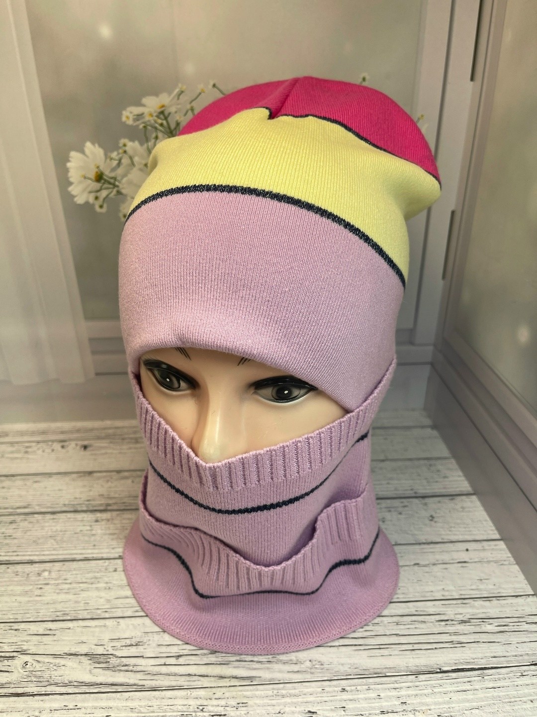 шапка для детей,детский комплект шапка и снуд,шапка и снуд,шапка снуд комплект,шапка со снудом женская комплект