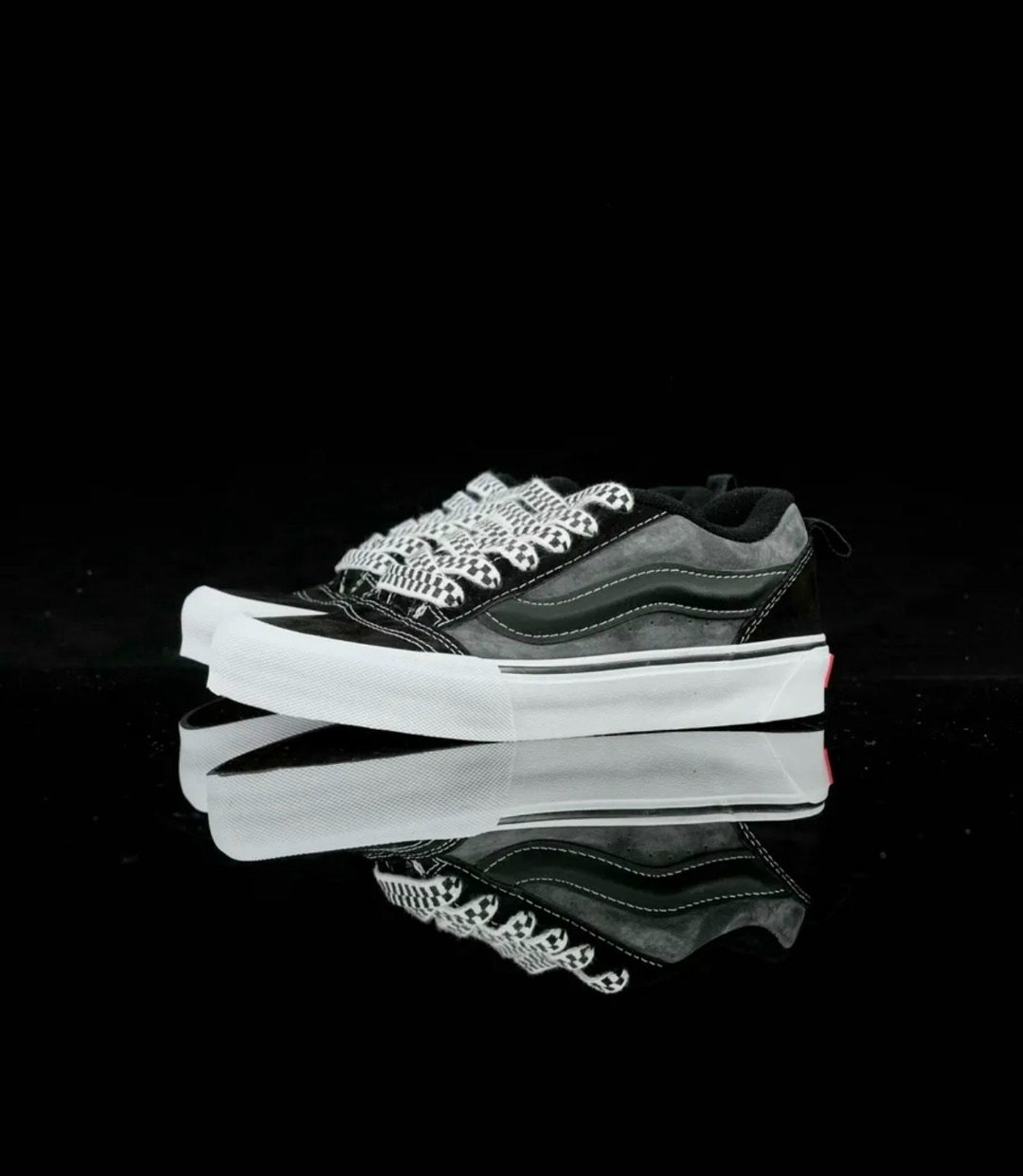 кеды мужские vans knu skool черные,,кроссовки vans knu skool,кеды vans knu skool mono black черные,vans knu skool черные