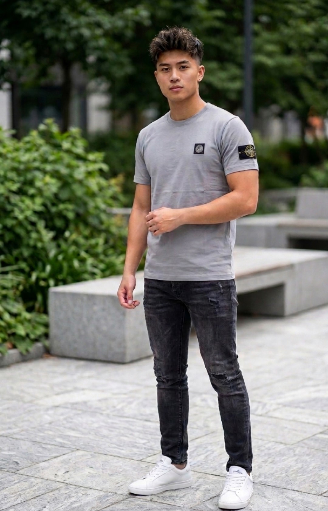 красная футболка стон айленд,футболка мужская stone island,stone island,футболка стон айленд,футболка stone island