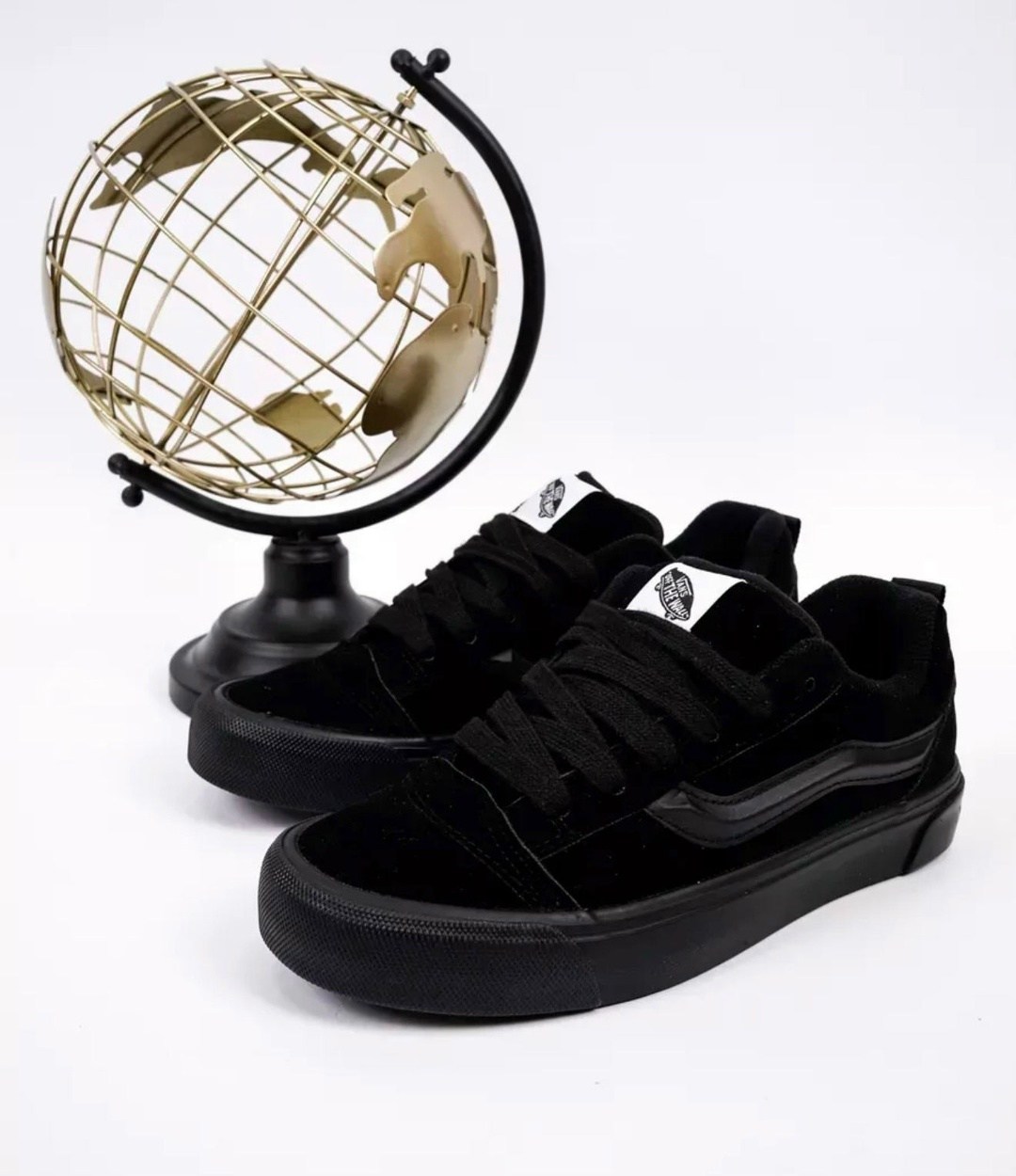 кеды мужские vans knu skool черные,,кроссовки vans knu skool,кеды vans knu skool mono black черные,vans knu skool черные