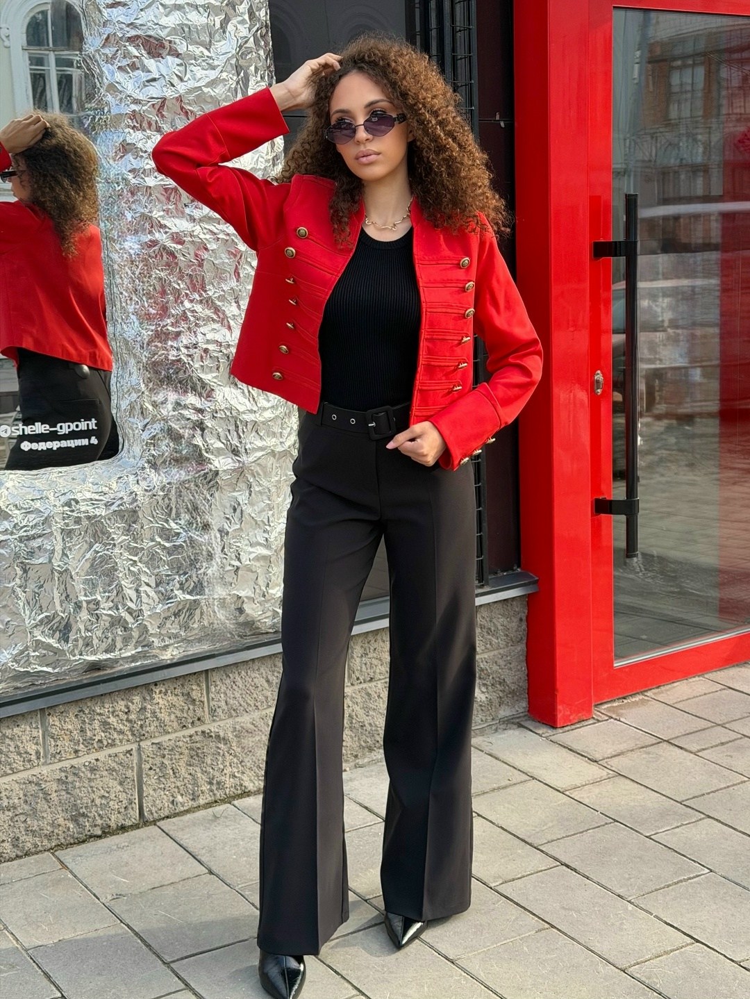 красный жакет,жакет,жакет и брюки,женские жакеты,брючный костюм