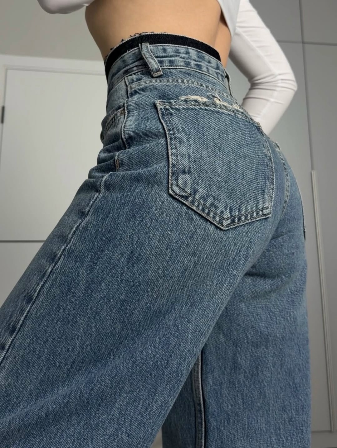 джинсы широкие с высокой посадкой dh fashion,джинсы широкие eliff,джинсы широкие с высокой посадкой kenchin,джинсы женские,джинсы