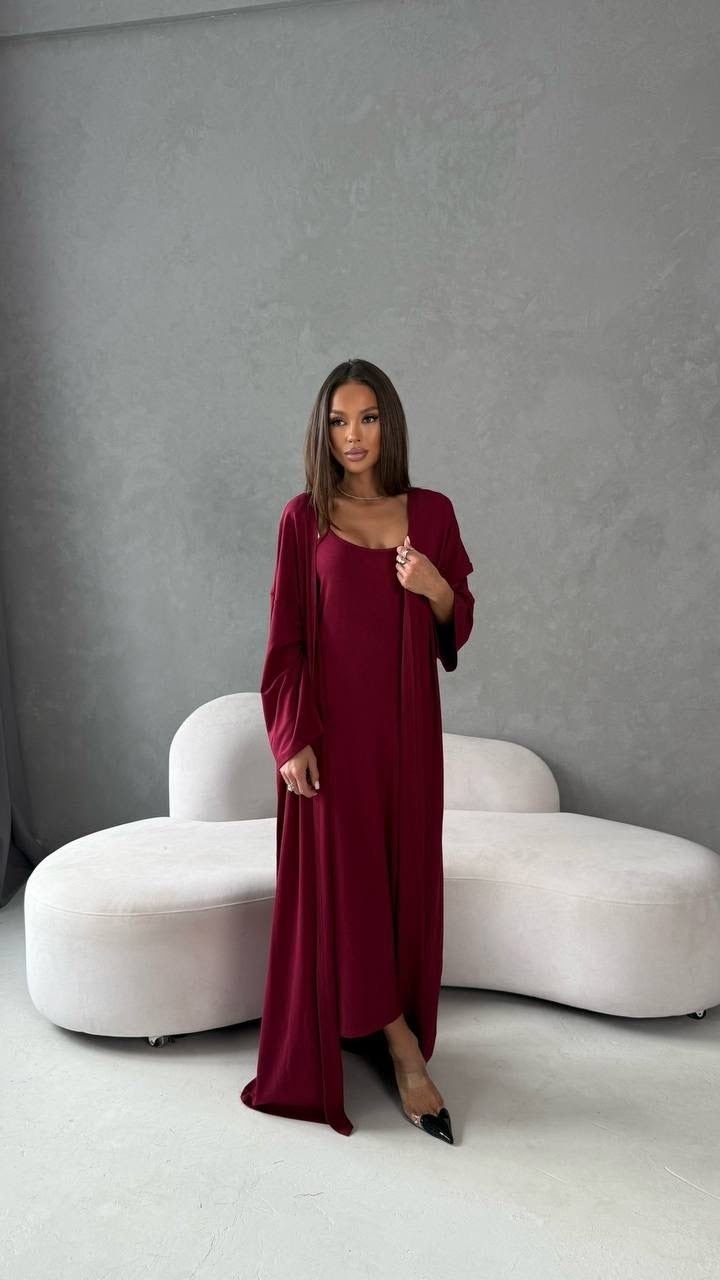 комплект кардиган длинный оверсайз и платье top.baby.girl,комплект кардиган длинный оверсайз и платье,удлиненный кардиган,платье лапша с кардиганом,платье лапша длинное и кардиган