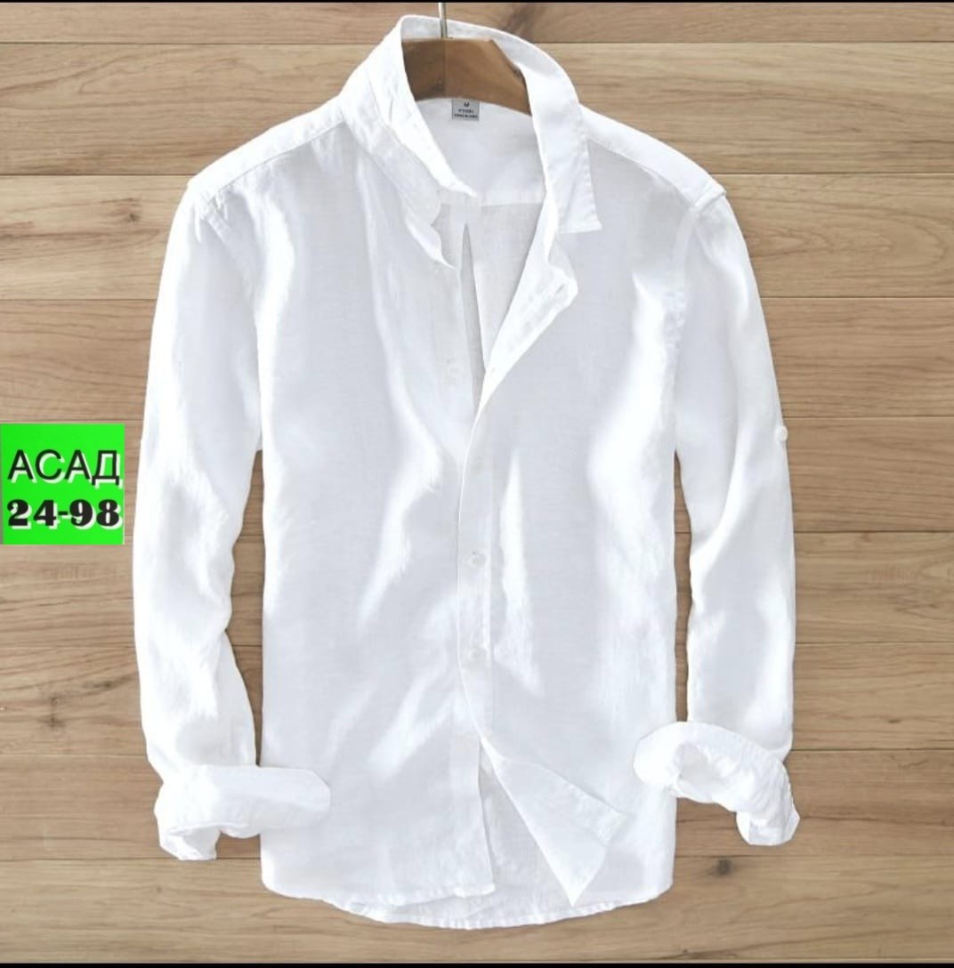 мужская льняная рубашка,мужская хлопковая льняная рубашка с длинным рукавом,рубашка мужская белая,льняная рубашка,рубашка мужская