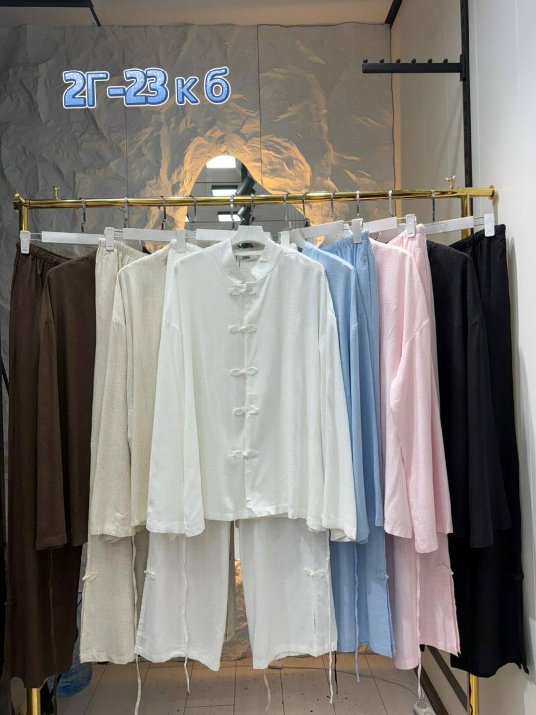 костюм льняной двойка с брюками и рубашкой emberens,льняной костюм женский оверсайз штаны и рубашка,брючный костюм,брючный костюм повседневный,костюм льняной двойка с брюками и рубашкой emberens 22653