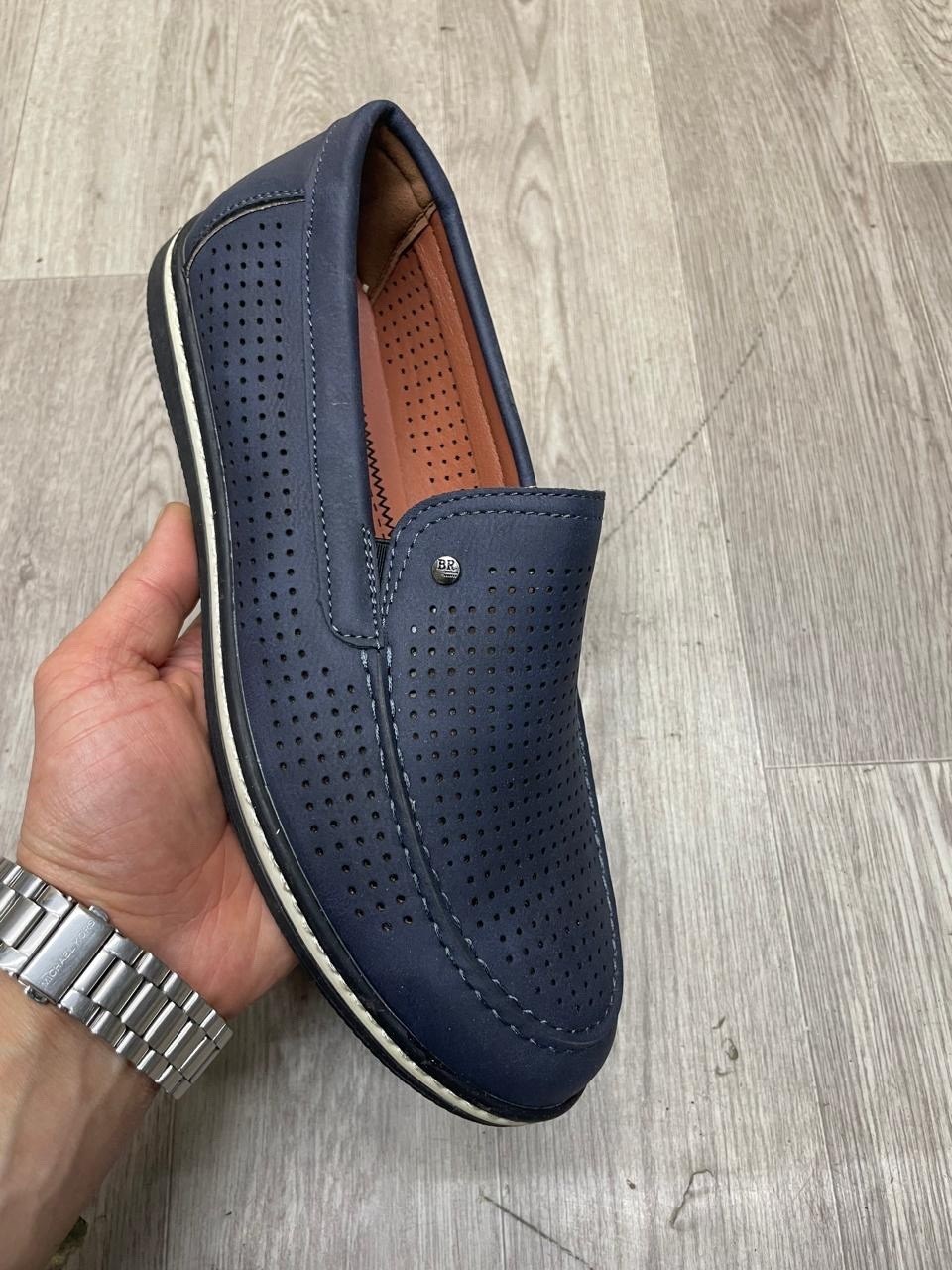 ,лоферы мужские летние с перфорацией,туфли с перфорацией, мокасины,летняя мужская