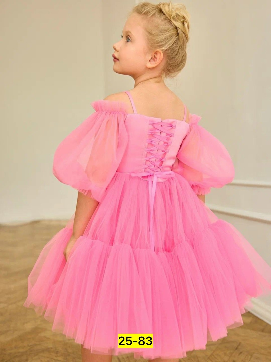 платье для девочки,розовое платье для детей,платье для девочки розовый,платье нарядное для девочки,платье детское с пышной юбкой kaftan рост 134-140 ярко розовый