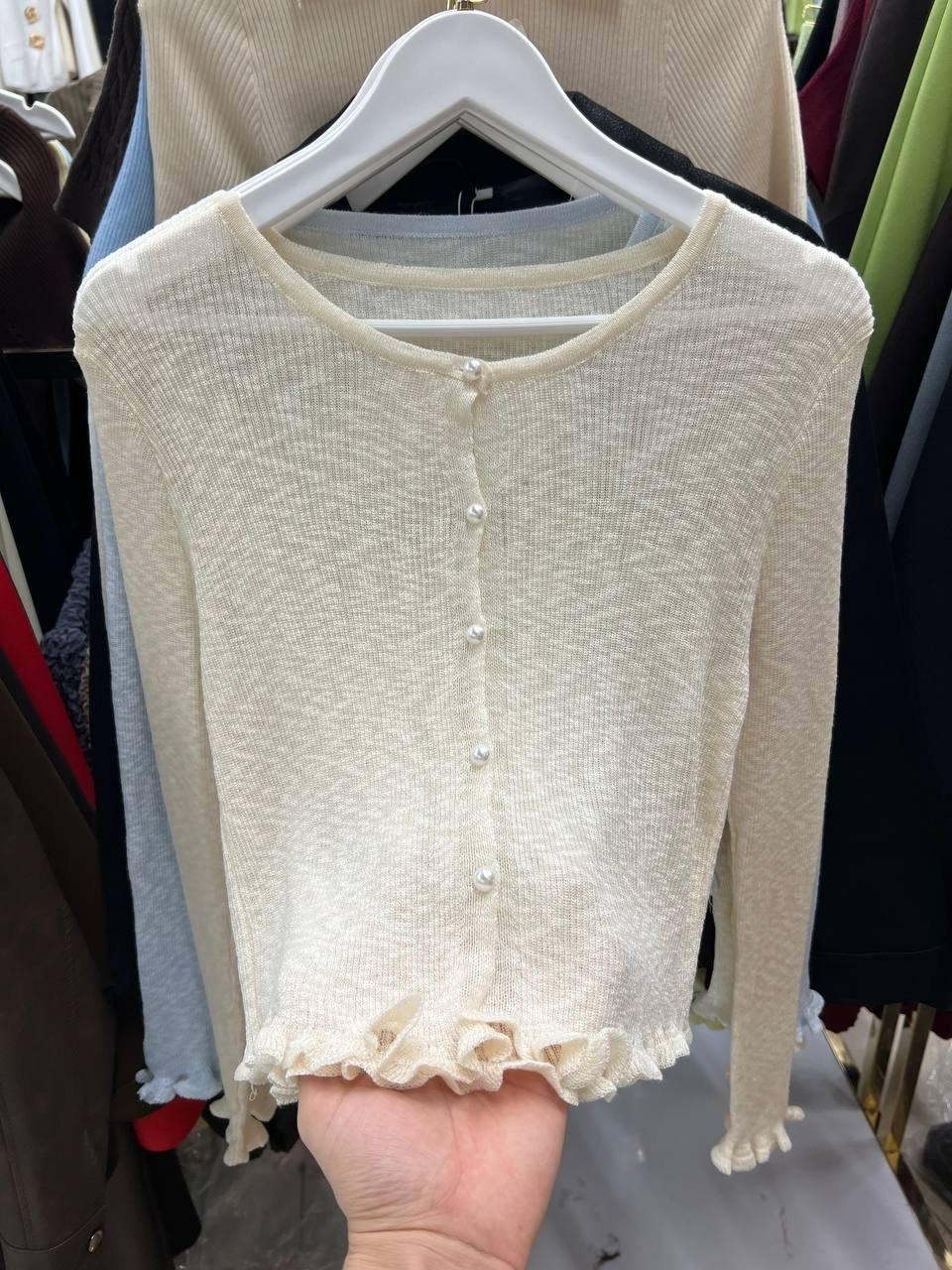 женская кофта,кофта кардиган,повседневный кардиган,черный кардиган,кардиган с круглым вырезом