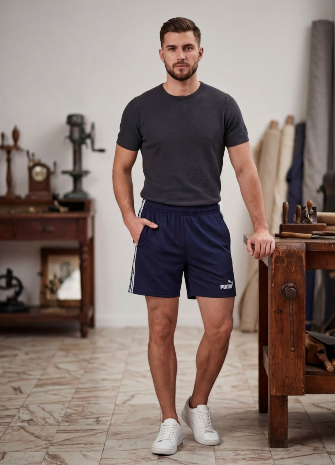 шорты мужские puma,мужские спортивные шорты puma,шорты пума мужские,шорты спортивные мужские,шорты мужские