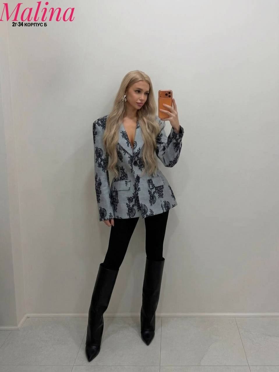 приталенный пиджак с змеиным принтом,жакет,пиджак женский,пиджак и жакет,пиджак