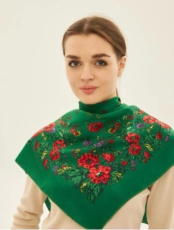 женский платок,платки павловопосадские,платок,платок женский русский стиль,павлопосадские платки