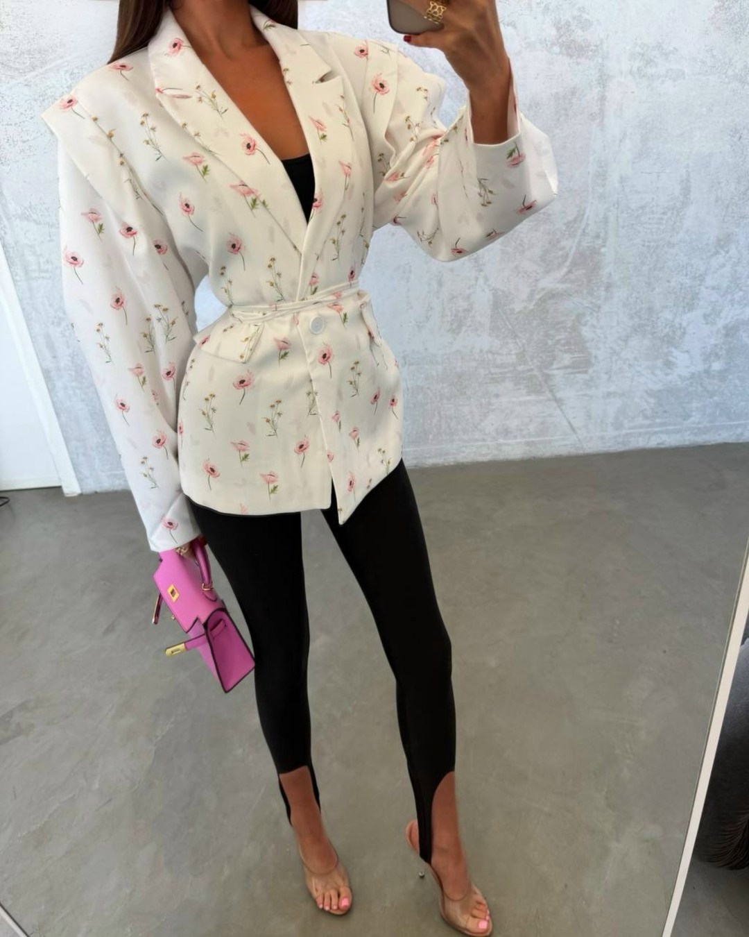 женские пиджаки,женской одежды,пиджак,пиджак розовый,пиджак оверсайз в цветочек marysh collection