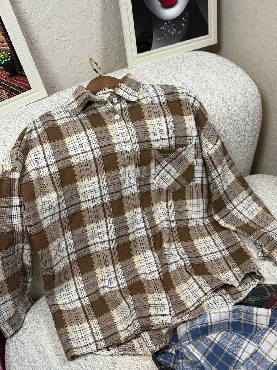 рубашка в клетку,рубашка хб,рубашка в клетку женская,рубашка в клетку повседневная,рубашка хлопок