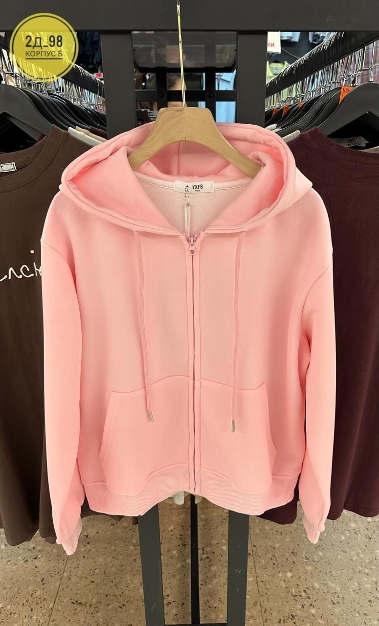 толстовка с капюшоном на молнии armani exchange zip-up hoodie темно-розовый,розовая толстовка на молнии,толстовка розовая,толстовка,толстовка с капюшоном