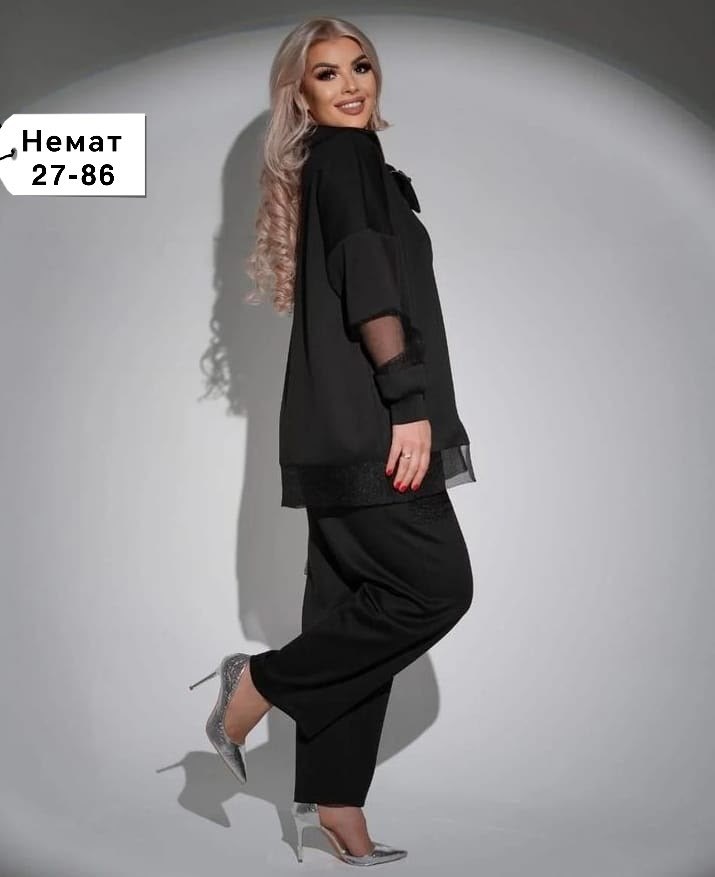 костюм двойка женская,стильные женские костюмы,костюм брючный нарядный большие размеры allaviя 505127462,костюм с брюками,женские костюмы