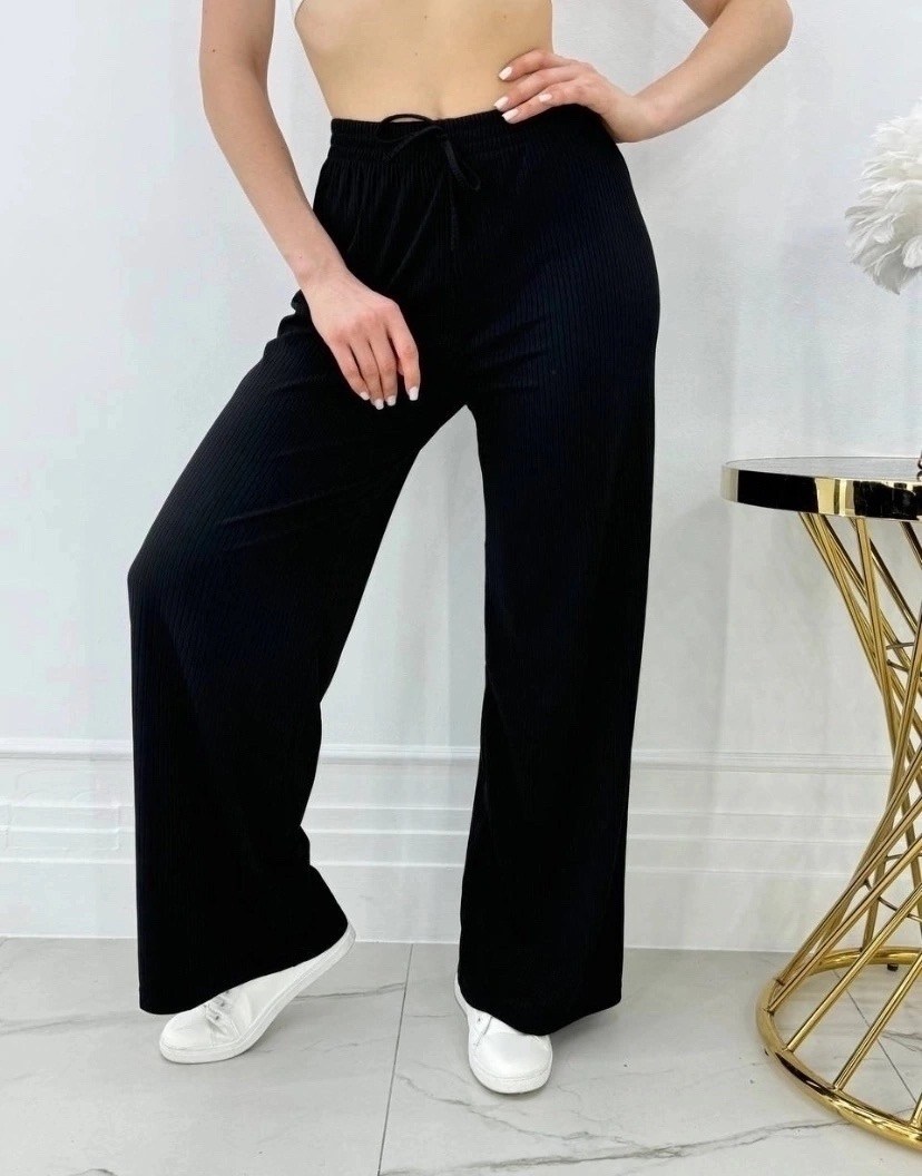 брюки лапша палаццо в рубчик,брюки лапша палаццо,брюки палаццо женские в рубчик,брюки лапша палаццо в рубчик lunati,трикотажные брюки палаццо с завышенной талией