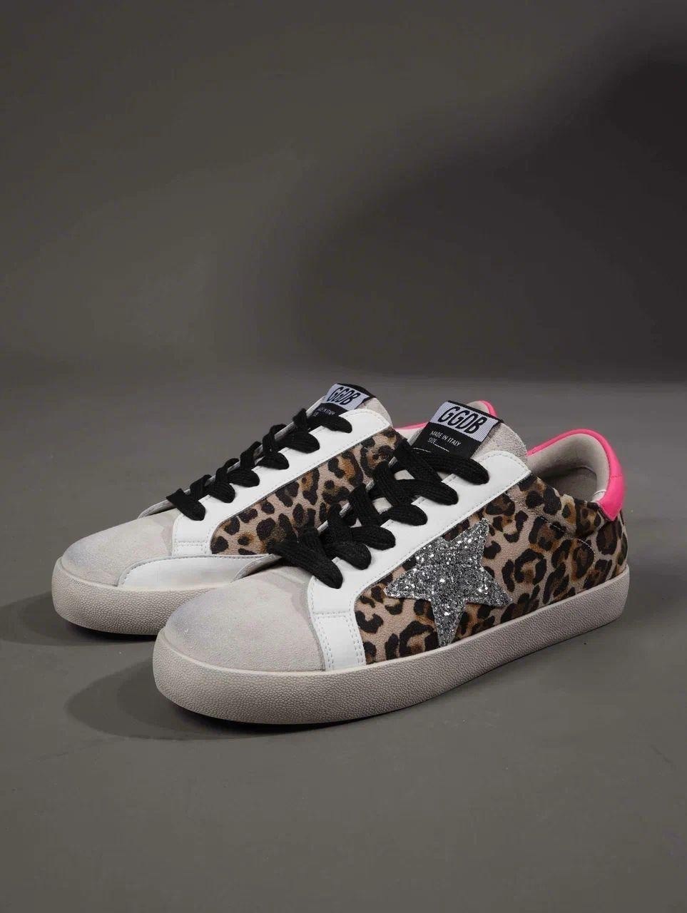 golden goose кеды superstar с леопардовым принтом,голден гус кеды леопардовые,,кеды женские golden goose,кеды golden goose