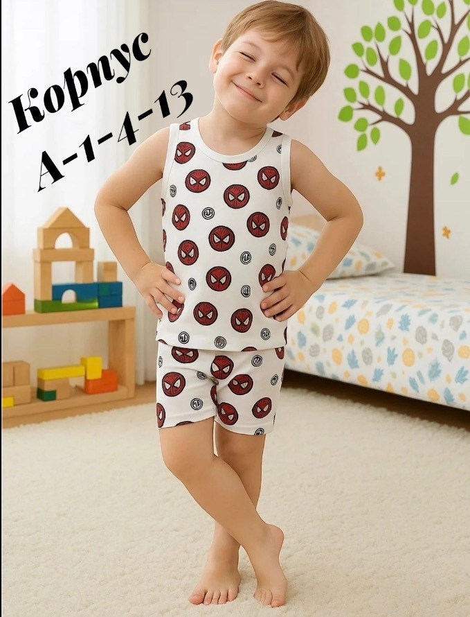 корейские дети,комплект пижама,пижама для мальчика,комплект майка и трусы для мальчика,