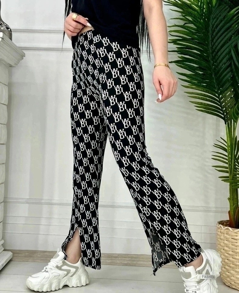 брюки женские палаццо с разрезами,брюки женские палаццо,брюки клёш женские в клетку,брюки жен,модные штаны