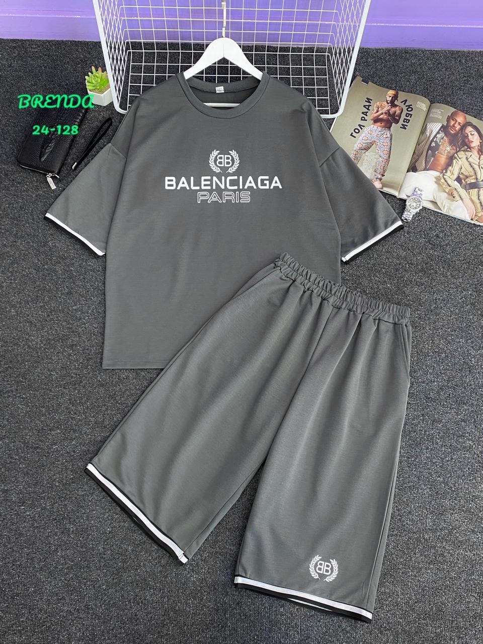 костюм спортивные футболка и шорты,костюм спортивный мужской с шортами и футболкой,костюм спортивный мужской,костюм спортивный летний с футболкой и шортами,спортивный костюм balenciaga мужской