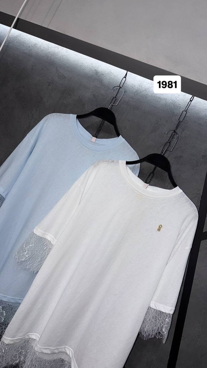 футболка с кружевами,свободное платье,футболки женская,платье модное,платье