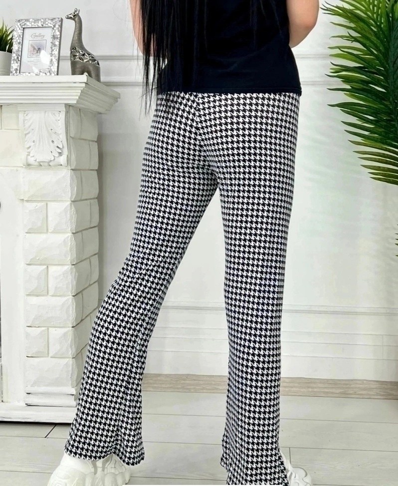 брюки женские палаццо с разрезами,брюки женские палаццо,брюки клёш женские в клетку,брюки жен,модные штаны