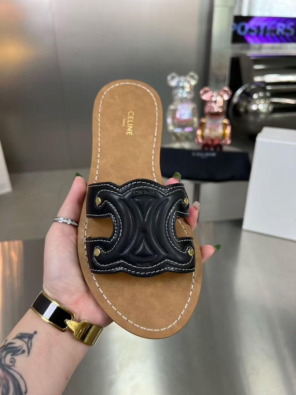 женские шлепанцы,шлепанцы celine,шлепки женские,шлепанцы летние женские,сланцы шлепанцы