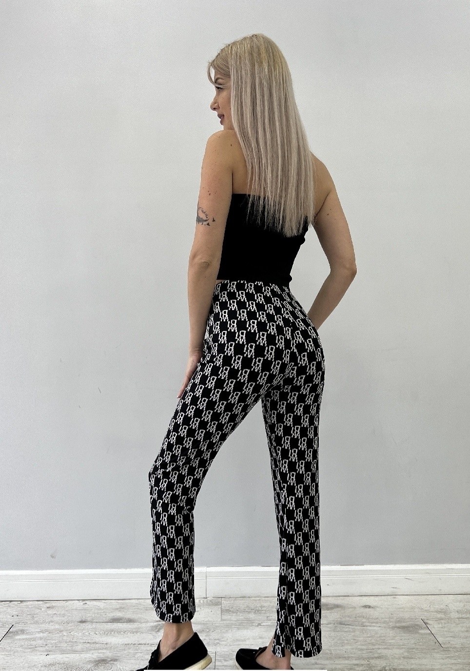 брюки женские палаццо с разрезами,брюки женские палаццо,брюки клёш женские в клетку,брюки жен,модные штаны