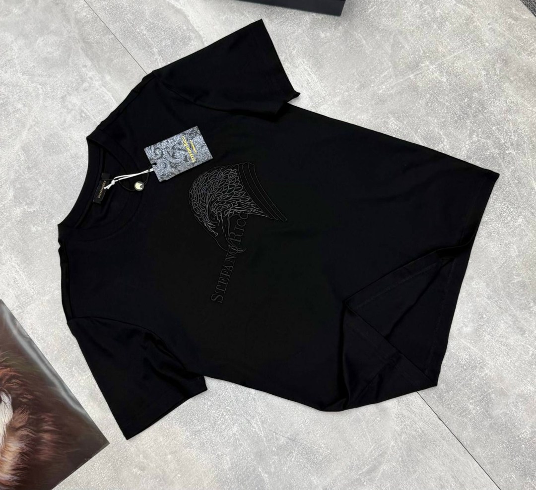 футболка мужская philipp plein,мужская футболка,футболки комплект,футболки для мужчин,футболка stefano ricci черный