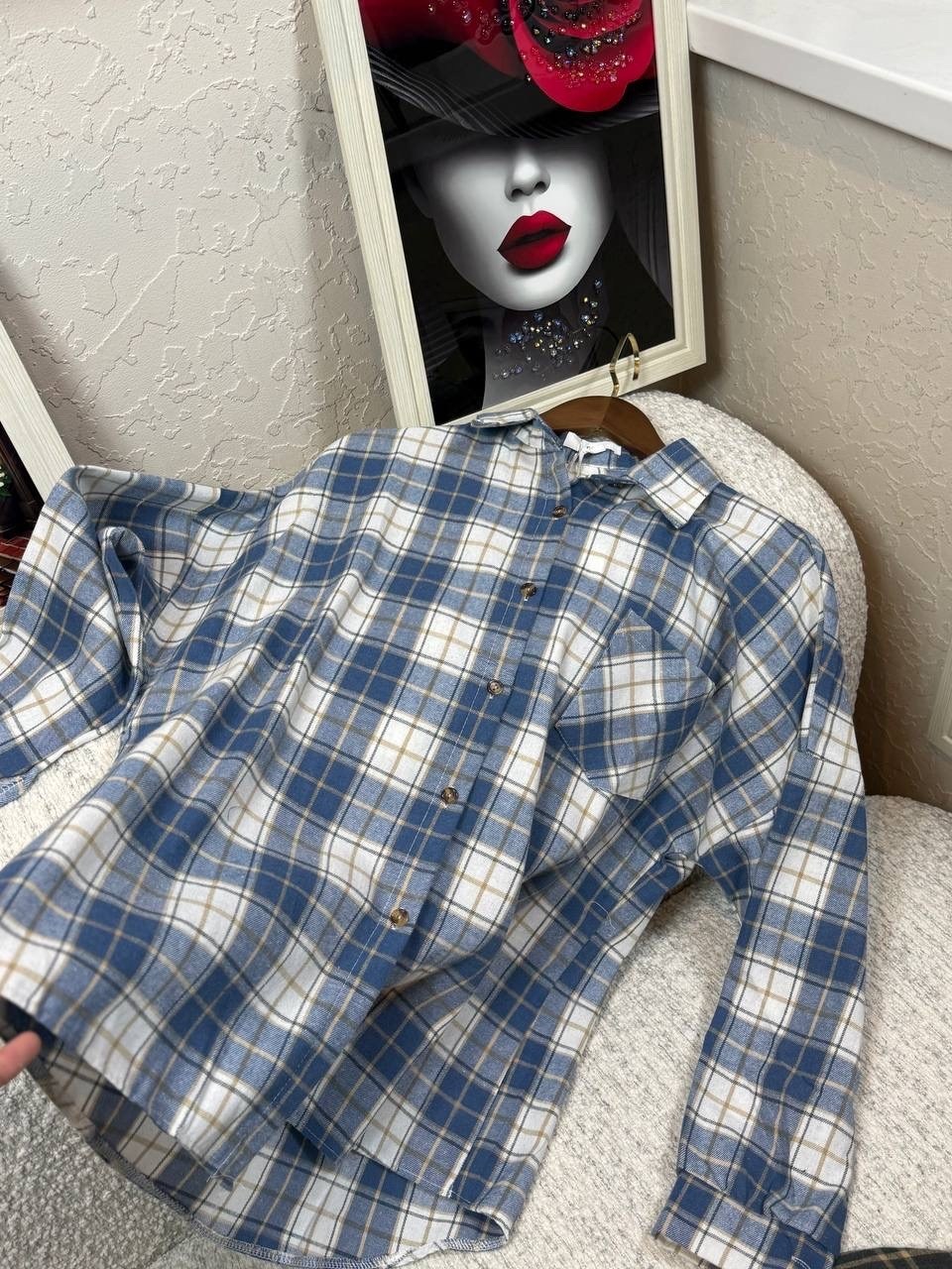 рубашка в клетку,рубашка хб,рубашка в клетку женская,рубашка в клетку повседневная,рубашка хлопок