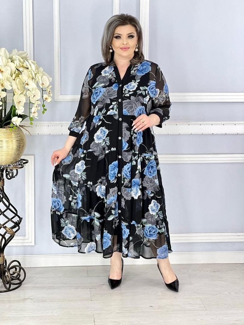 платья ,шифоновое платье большие размеры,нарядное платье,платье шифоновое больших размеров apakem,платье черное