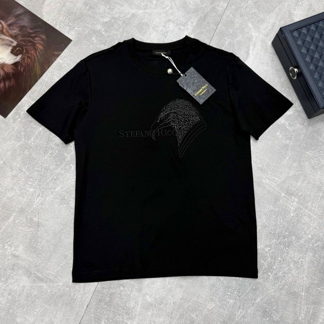 футболка мужская philipp plein,мужская футболка,футболки комплект,футболки для мужчин,футболка stefano ricci черный