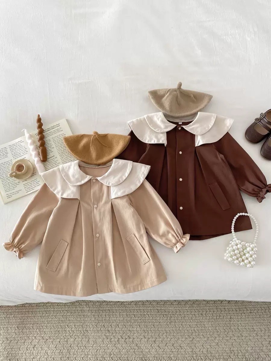 плащ тренч для девочки,платья для девочки,платья для малышей,плащ для девочек,детское пальто