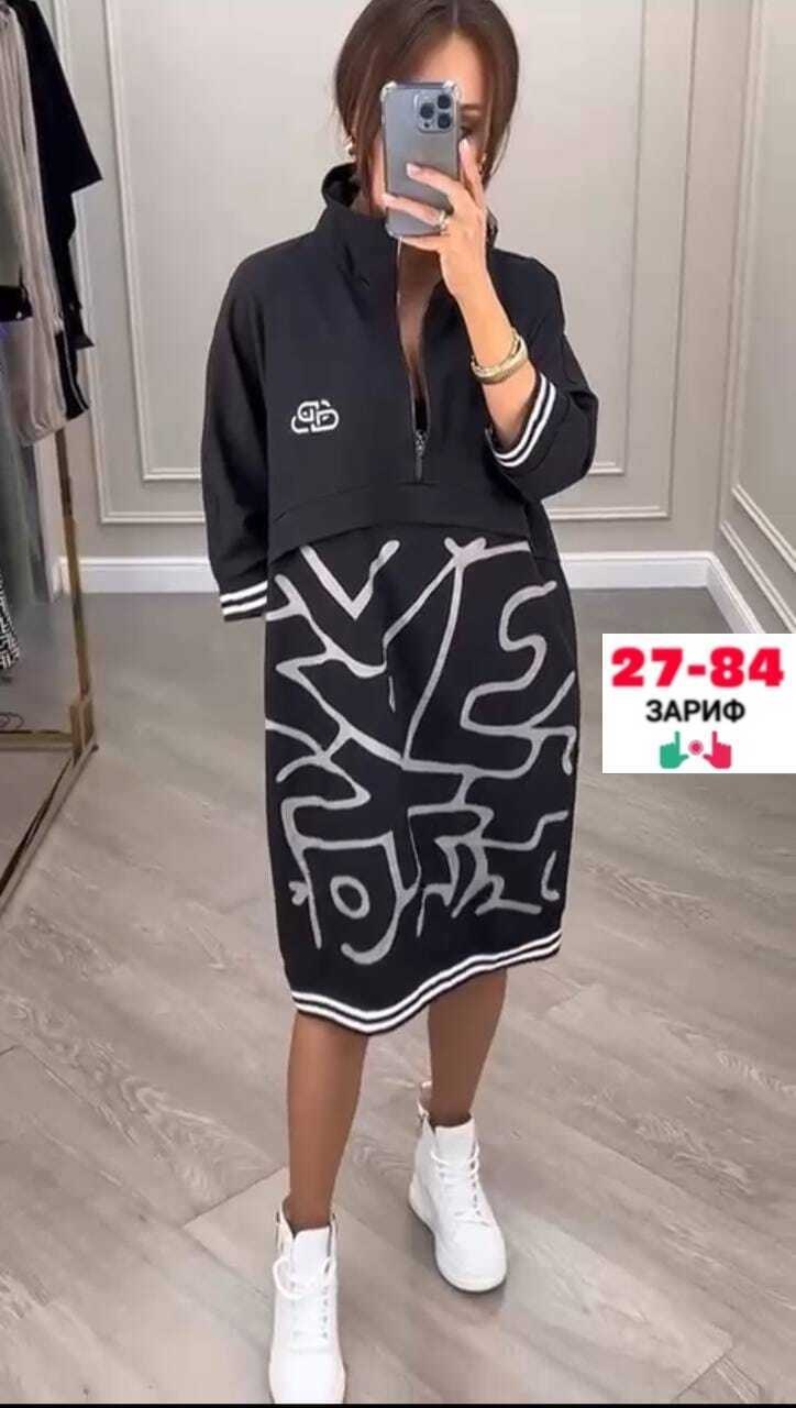 спортивное платье женское,платье женское новинка ткань: трикотаж с принтом,стильное платье трикотаж с принтом,платье ткань трикотаж с принтом,платье женское стильное