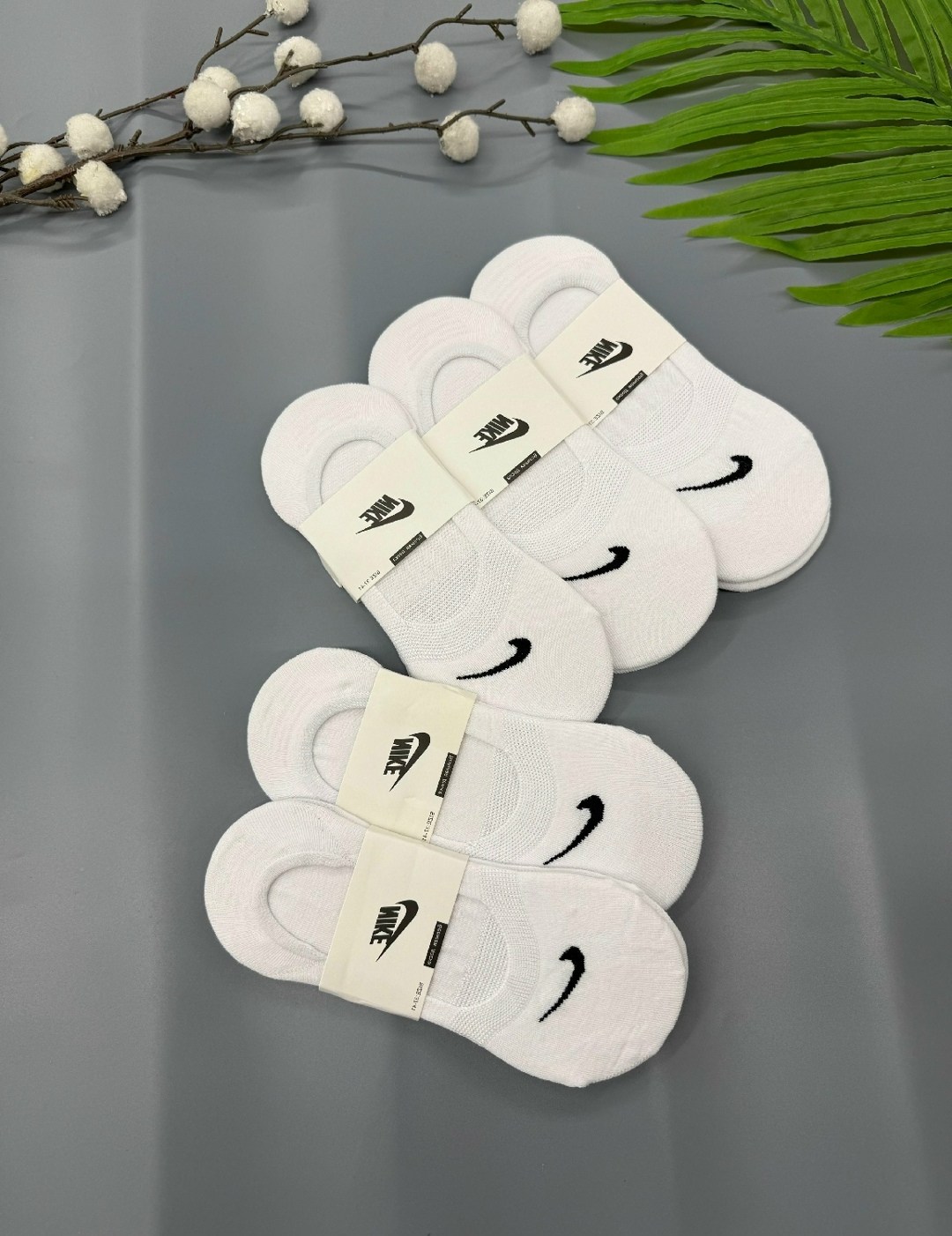 носки набор короткие следки,следики белые найк,носки следки,подследники найк,носки женские