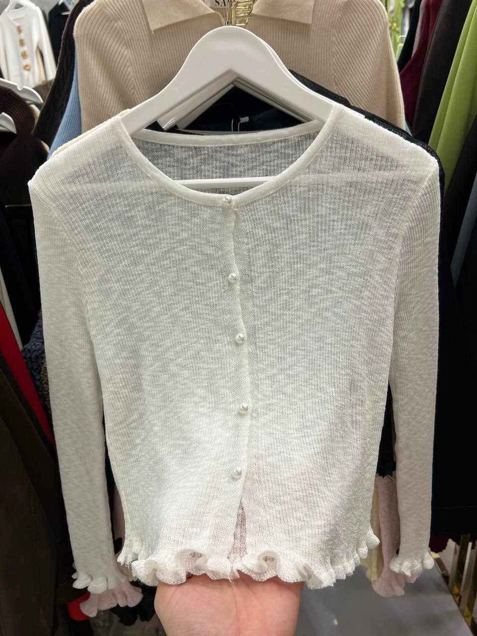 женская кофта,кофта кардиган,повседневный кардиган,черный кардиган,кардиган с круглым вырезом