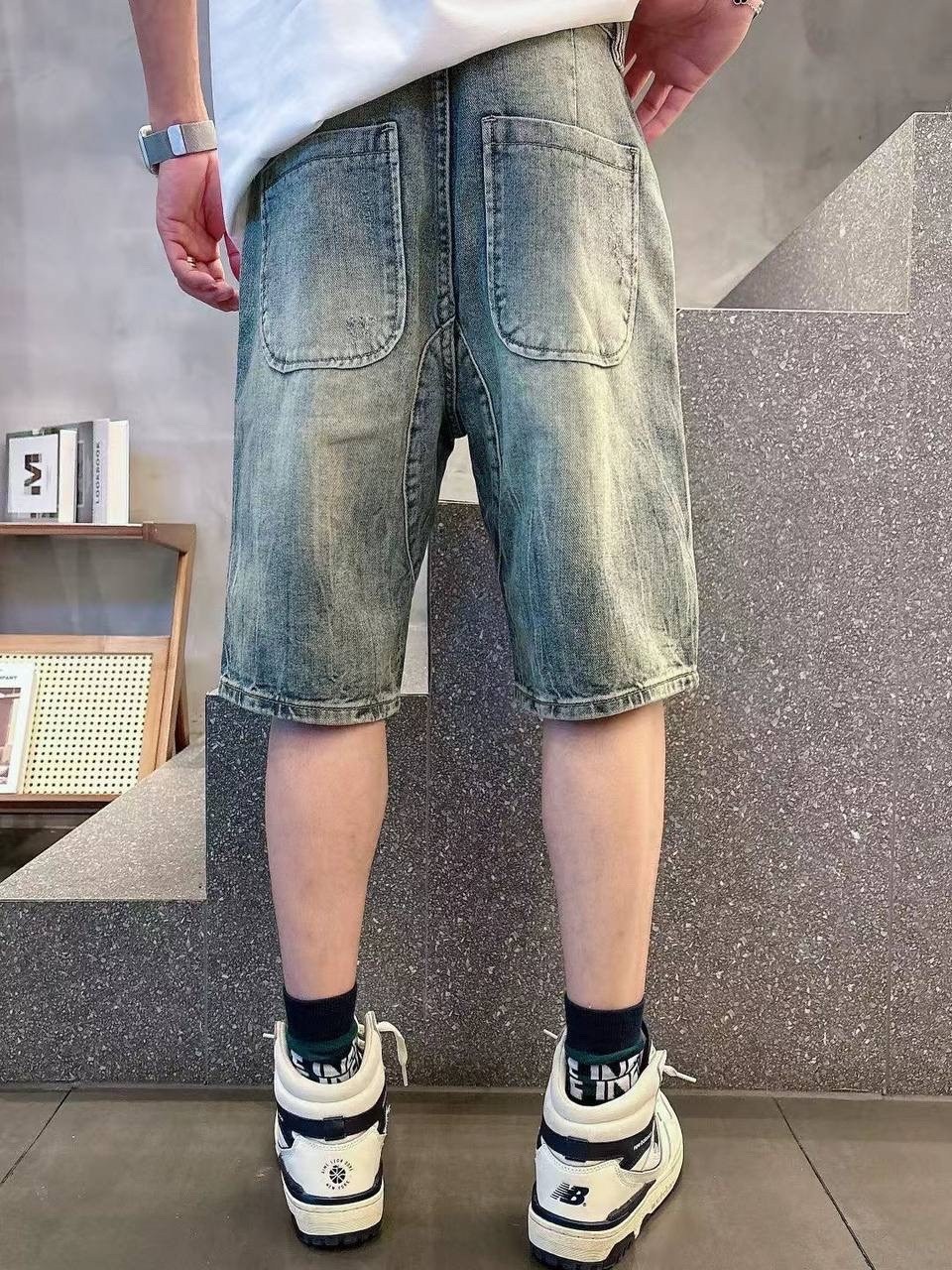 philipp plein шорты джинсовые мужские,мужские джинсовые шорты,джинсовые шорты,рваные джинсовые шорты,широкие джинсовые шорты мужские