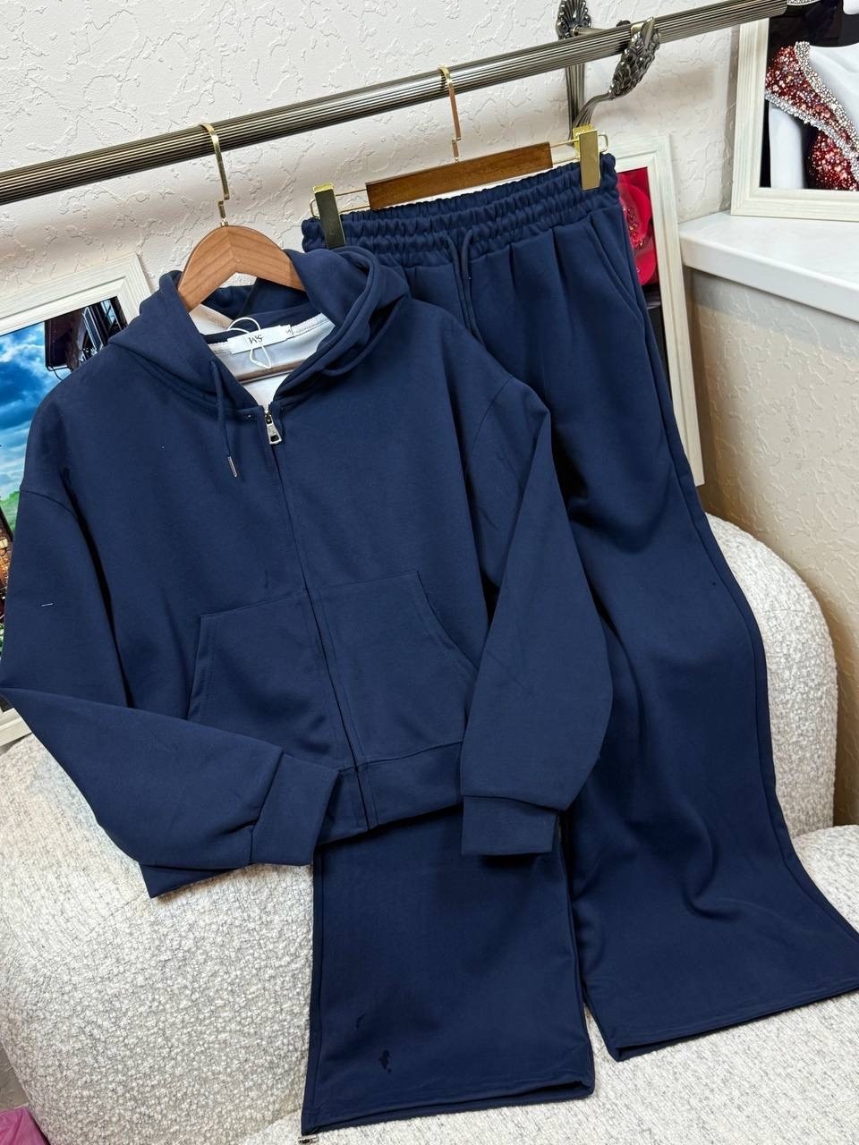 костюм спортивный,костюм на флисе,женские костюмы на флисе,костюм мужской на молнии т.синий (начес),костюм спортивный женский
