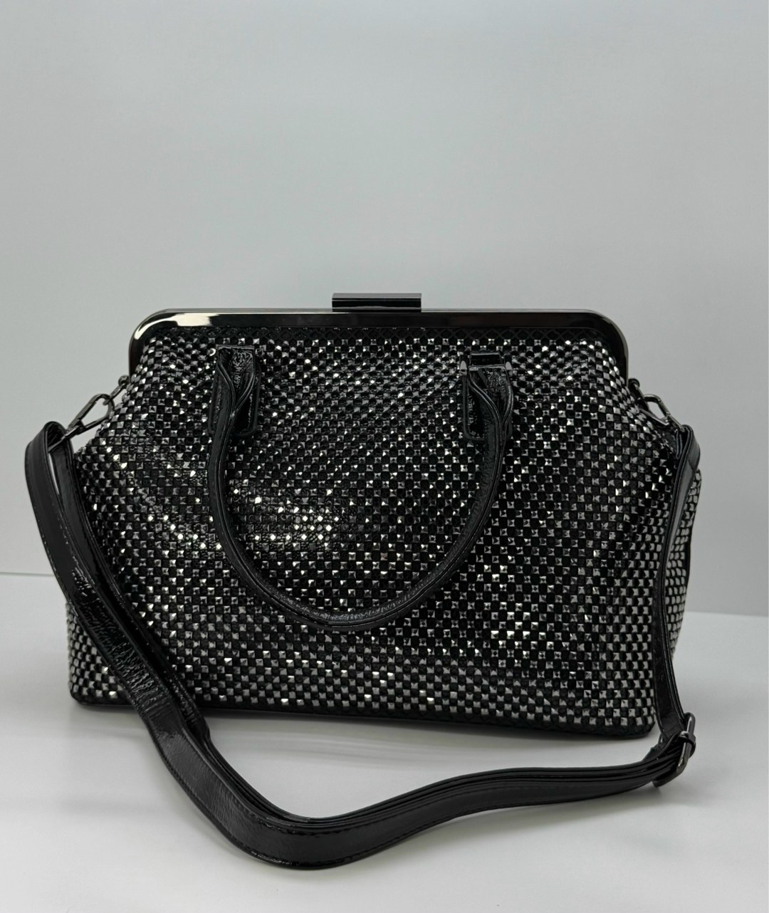сумка,сумка женская,сумка со стразами,polina eiterou клатч черный,сумка вечерний клатч