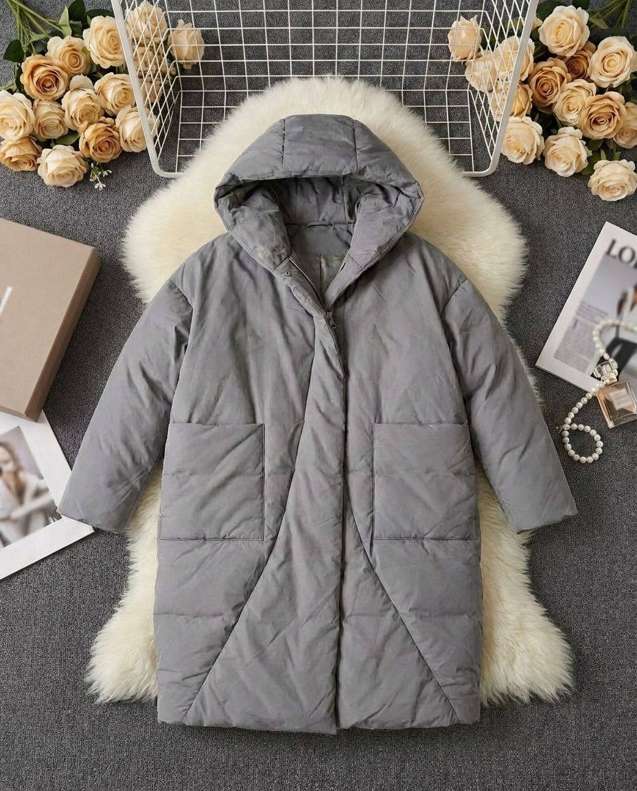 пуховик зимний длинный с капюшоном niksta,длинные пуховики,женская зимняя куртка,пуховик для женщин,пальто пуховое