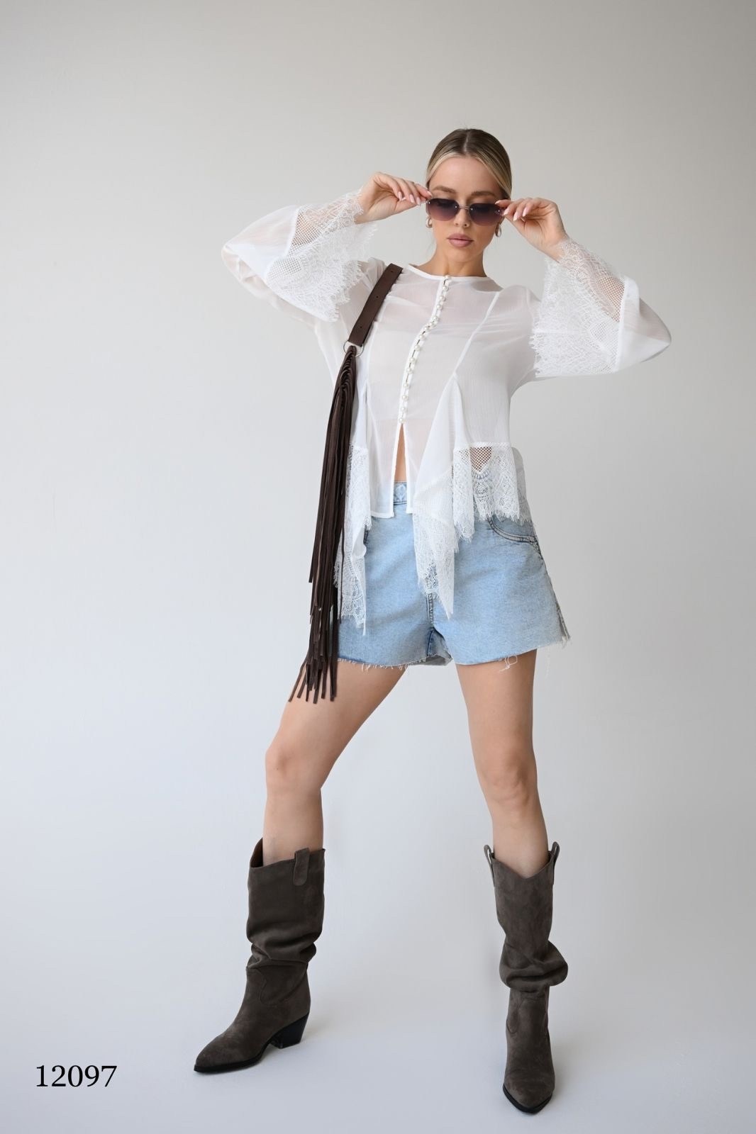 блузка с оборками,блуза,женская блуза,модная блузка,прозрачная блузка