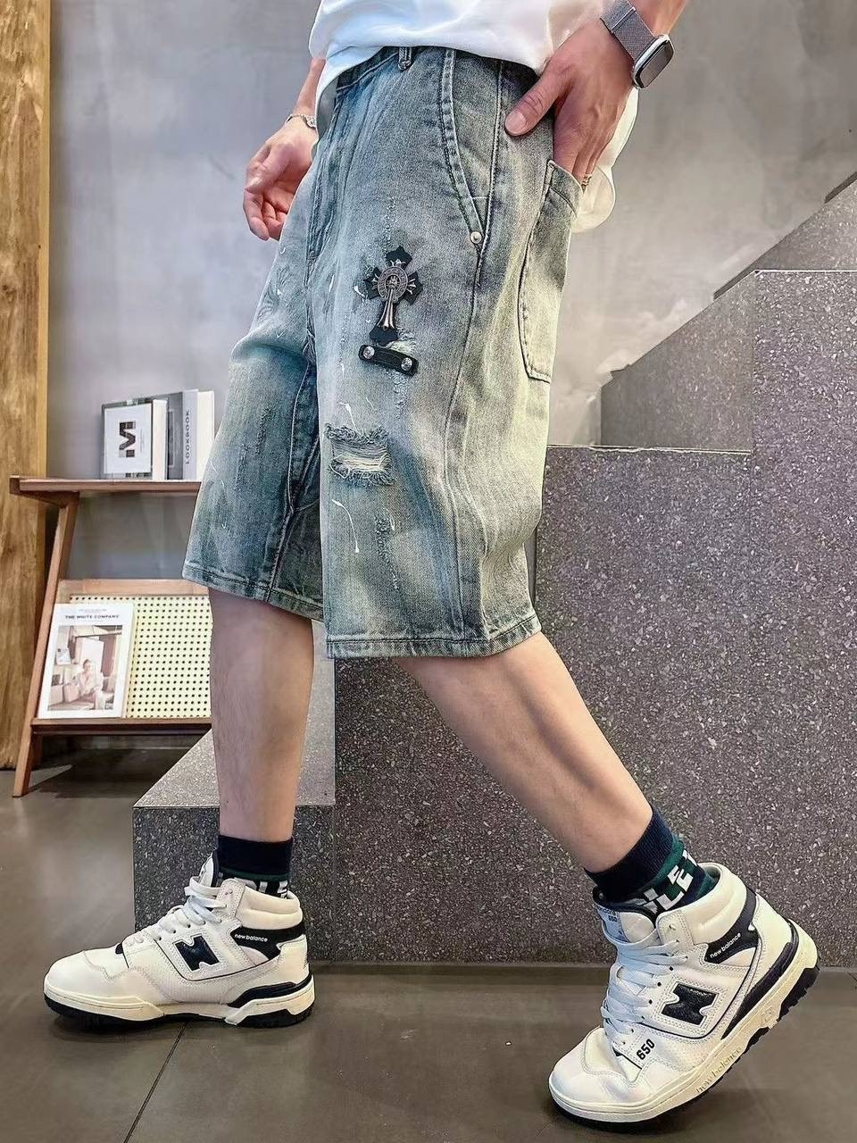 philipp plein шорты джинсовые мужские,мужские джинсовые шорты,джинсовые шорты,рваные джинсовые шорты,широкие джинсовые шорты мужские