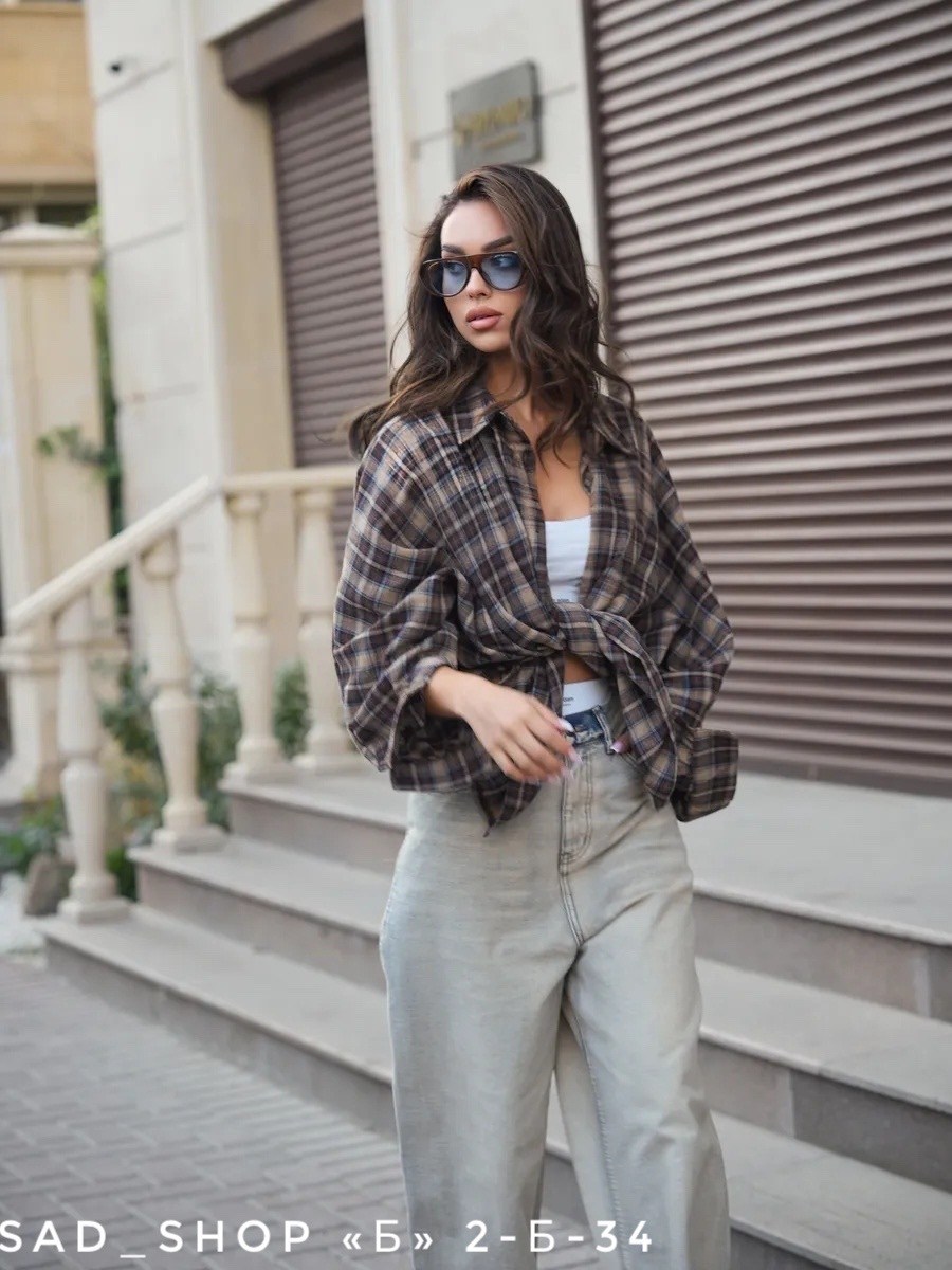 рубашка в клетку оверсайз удлиненная,рубашка в клетку оверсайз на кнопках,рубашка оверсайз в клетку,рубашка в клетку оверсайз удлиненная karyline,женская рубашка в клетку