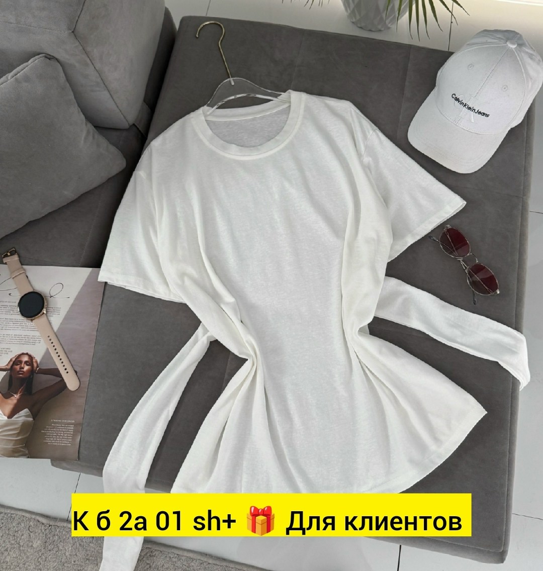 женская футболка,одежда для женщин,,футболка с завязками,футболка оверсайз